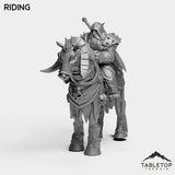 Tabletop Terrain Miniature Riding DK Dwarves