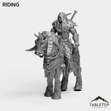 Tabletop Terrain Miniature Riding DK Elves