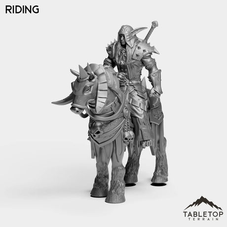 Tabletop Terrain Miniature Riding DK Elves