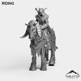 Tabletop Terrain Miniature Riding DK Elves Female