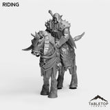 Tabletop Terrain Miniature Riding DK Exiled