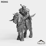Tabletop Terrain Miniature Riding DK Exiled