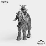 Tabletop Terrain Miniature Riding DK Exiled Female
