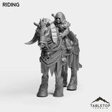 Tabletop Terrain Miniature Riding DK Gnome Female