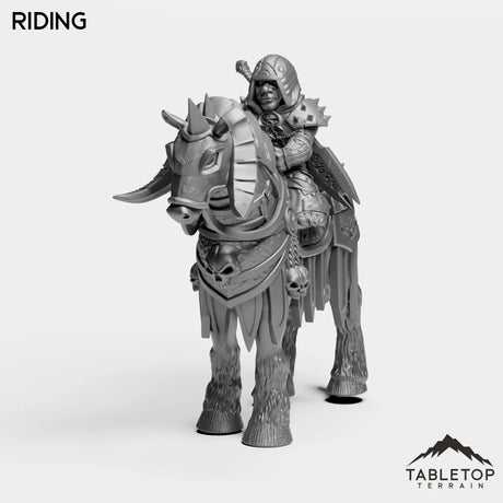 Tabletop Terrain Miniature Riding DK Gnomes