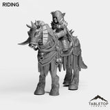 Tabletop Terrain Miniature Riding DK Goblin Female