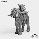 Tabletop Terrain Miniature Riding DK Goblins