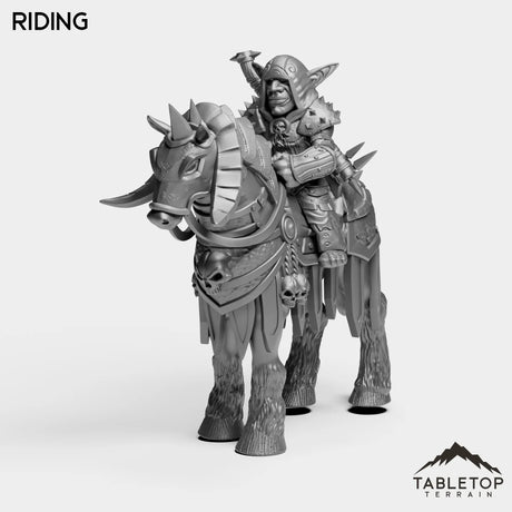 Tabletop Terrain Miniature Riding DK Goblins