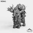Tabletop Terrain Miniature Riding DK Horseman Orc