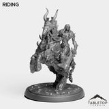 Tabletop Terrain Miniature Riding DK Horseman Priestess