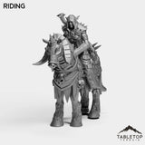 Tabletop Terrain Miniature Riding DK Trolls Female