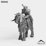 Tabletop Terrain Miniature Riding DK Undead