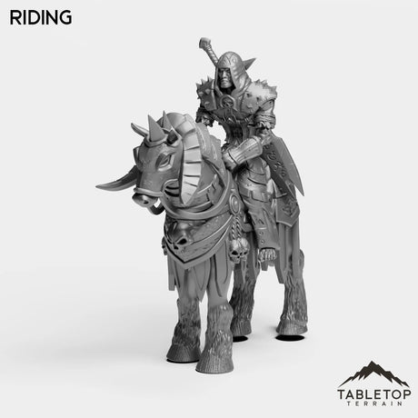 Tabletop Terrain Miniature Riding DK Undead