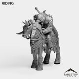 Tabletop Terrain Miniature Riding DK Werewolf
