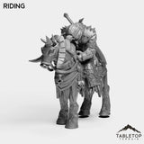 Tabletop Terrain Miniature Riding DK Werewolf