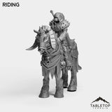 Tabletop Terrain Miniature Riding DK Werewolf Female