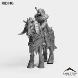 Tabletop Terrain Miniature Riding DK Werewolf Female