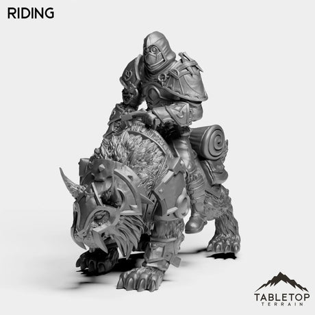 Tabletop Terrain Miniature Riding Highland Rogue