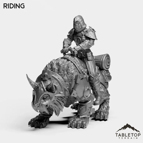 Tabletop Terrain Miniature Riding Highland Rogue Female