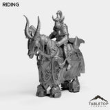 Tabletop Terrain Miniature Riding Horseman Boss 2