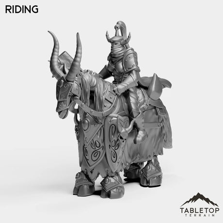 Tabletop Terrain Miniature Riding Horseman Boss 2