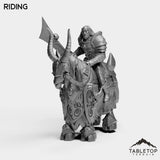 Tabletop Terrain Miniature Riding Horseman Boss 5