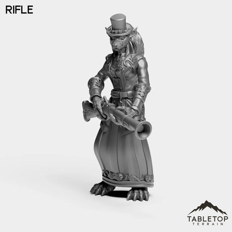 Tabletop Terrain Miniature Rifle Werewolf Feral Female