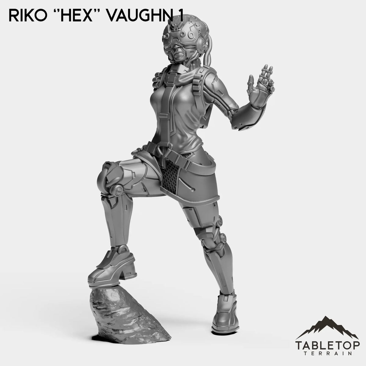 Tabletop Terrain Miniature Riko ''Hex'' Vaughn 1 Riko ''Hex'' Vaughn