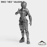 Tabletop Terrain Miniature Riko ''Hex'' Vaughn 2 Riko ''Hex'' Vaughn
