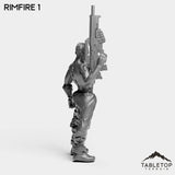 Tabletop Terrain Miniature Rimfire - Black Site Prisoners
