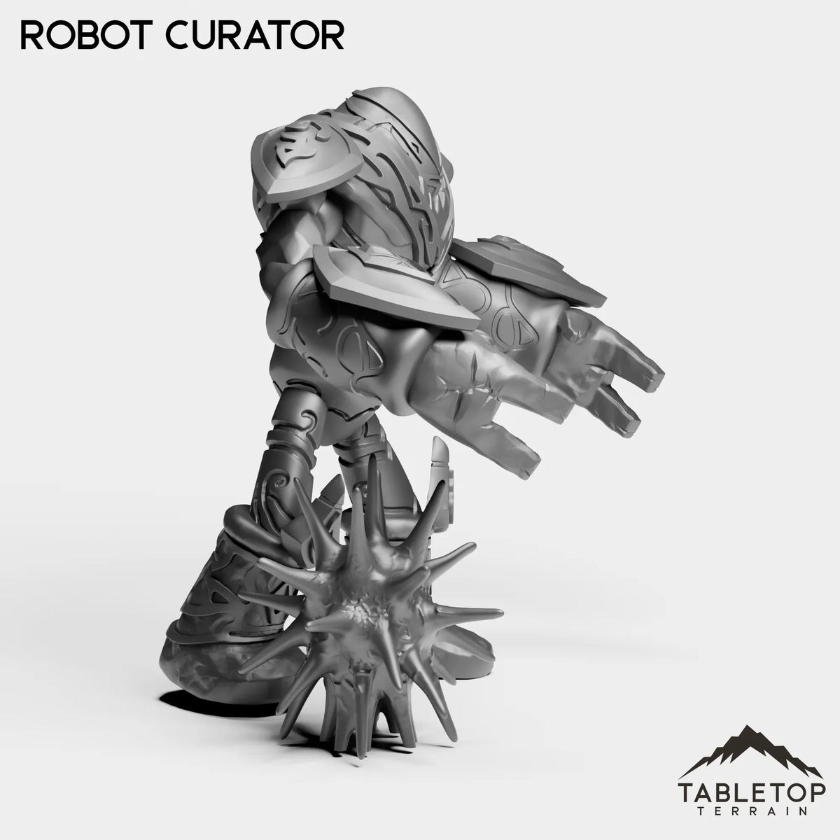 Tabletop Terrain Miniature Robot Curator
