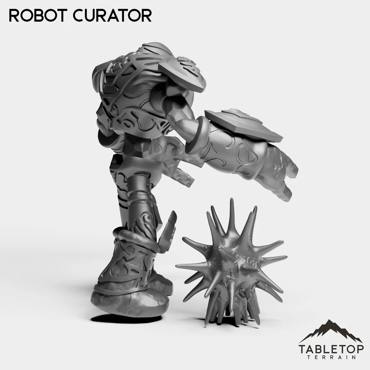 Tabletop Terrain Miniature Robot Curator