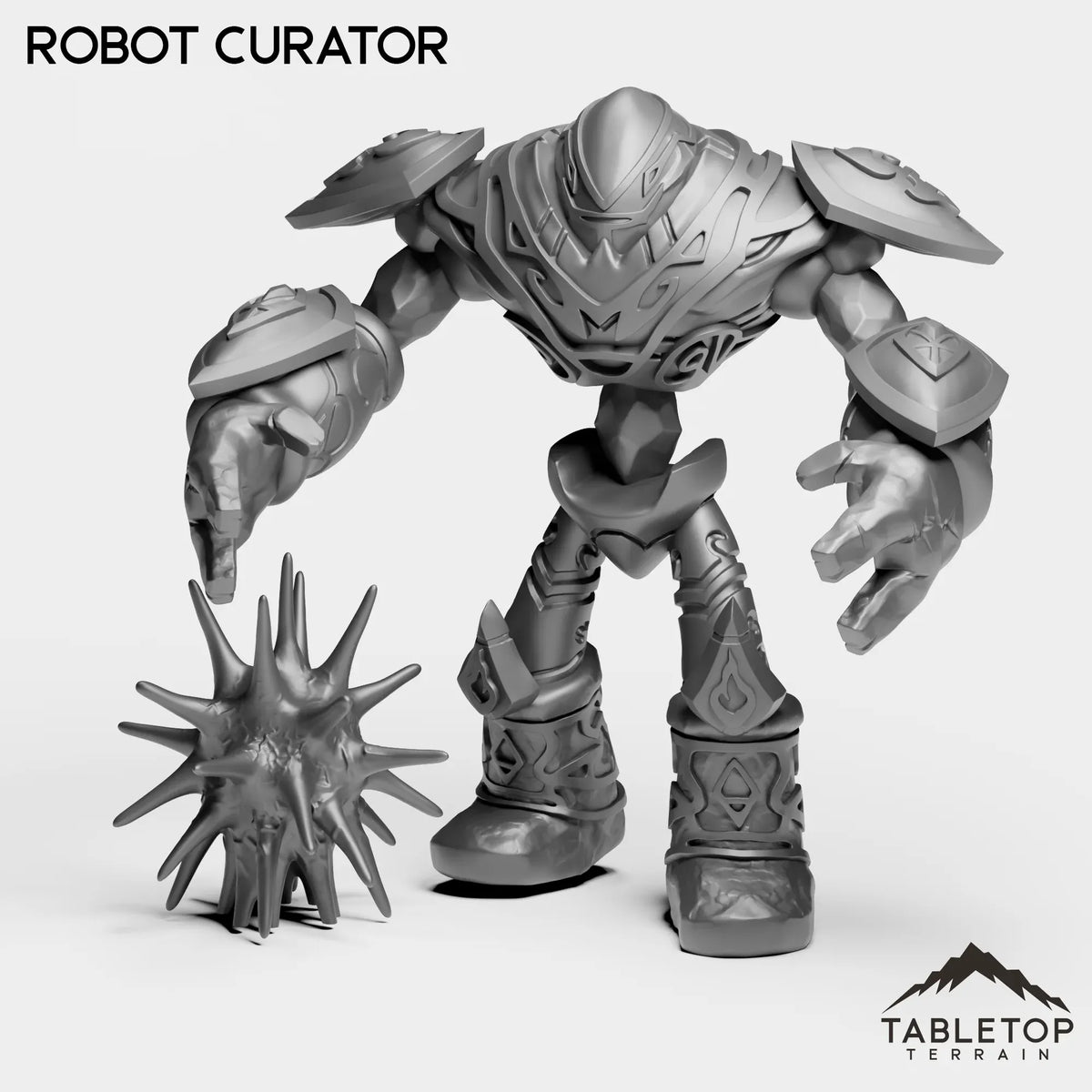 Tabletop Terrain Miniature Robot Curator