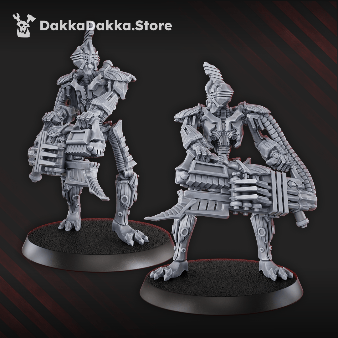 Tabletop Terrain Miniature Robot Legion Guardians x5
