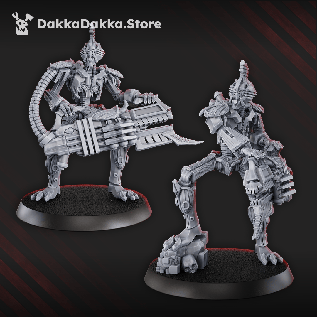 Tabletop Terrain Miniature Robot Legion Guardians x5