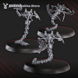 Tabletop Terrain Miniature Robot Legions Destroyer Snakes x3