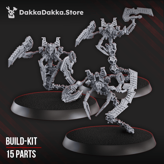 Tabletop Terrain Miniature Robot Legions Destroyer Snakes x3