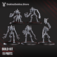 Tabletop Terrain Miniature Robot Legions Flesh Eaters x5