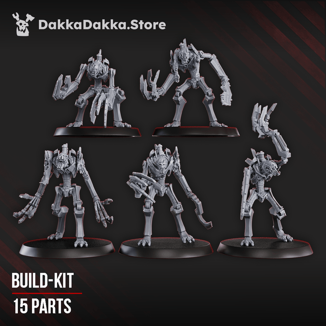 Tabletop Terrain Miniature Robot Legions Flesh Eaters x5