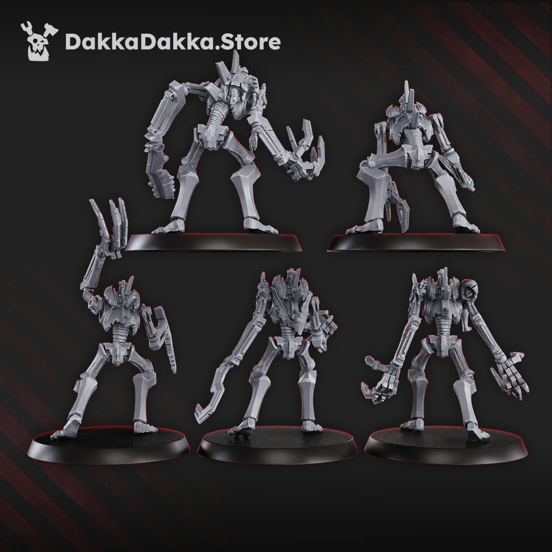 Tabletop Terrain Miniature Robot Legions Flesh Eaters x5