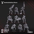 Tabletop Terrain Miniature Robot Legions Infantry Squad