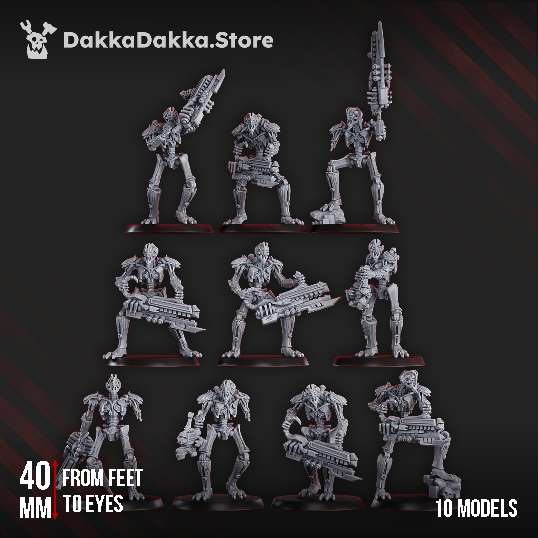 Tabletop Terrain Miniature Robot Legions Infantry Squad