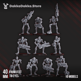 Tabletop Terrain Miniature Robot Legions Infantry Squad