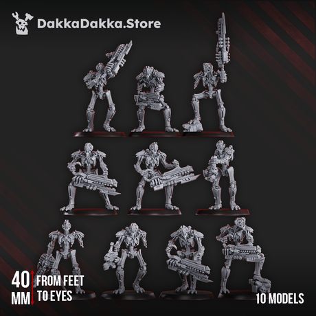 Tabletop Terrain Miniature Robot Legions Infantry Squad