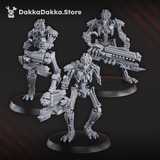 Tabletop Terrain Miniature Robot Legions Infantry Squad