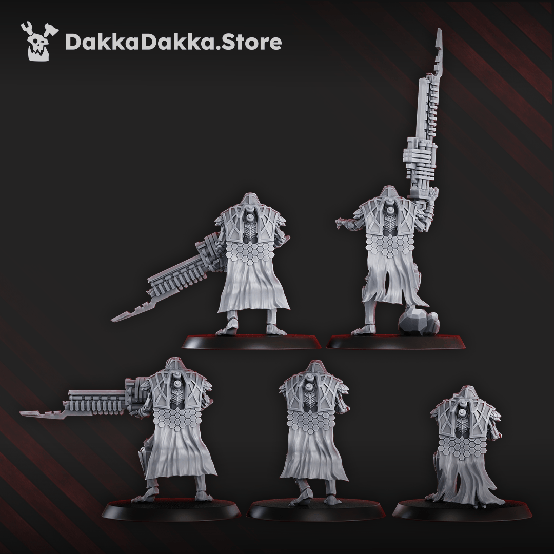 Tabletop Terrain Miniature Robot Legions Sniper Squad x5