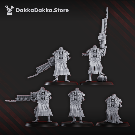Tabletop Terrain Miniature Robot Legions Sniper Squad x5