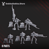 Tabletop Terrain Miniature Robot Legions Sniper Squad x5