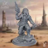 Tabletop Terrain Miniature Rock Head Wasteland Gang