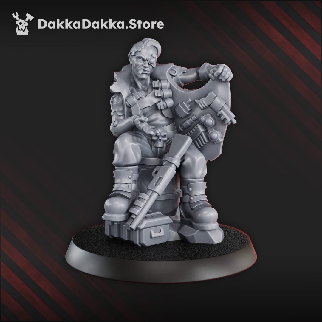 Tabletop Terrain Miniature Roght Le Chef & Spivier
